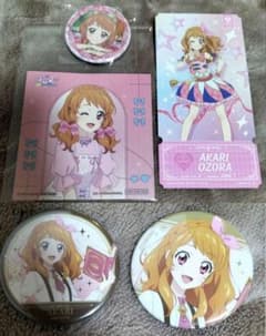 アイカツ！ 大空あかり stage缶バッジ2025 チケットライクコレクション
