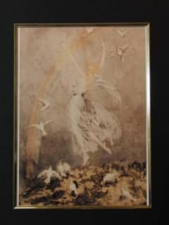 ルイ・イカール限定版・アールデコ/虹、希少な額装用画集より、新品