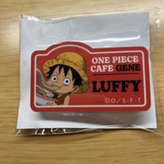 ワンピース ONEPIECE CAFE GENE アクリルネームバッジ ルフィ - メルカリ