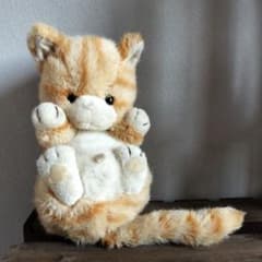 ねこぬいぐるみ いたずら天使 ファースト社 デベソ 希少レア 昭和