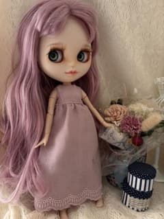 ブライス、アイシードール、アウトフィット スモーキーピンクロング丈