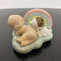 加藤工芸 KEWPIE キューピー ビスクドール ローズオニール 陶器 犬