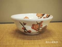 5代 清水六兵衛造 色絵紅梅図鉢（共箱） - メルカリ