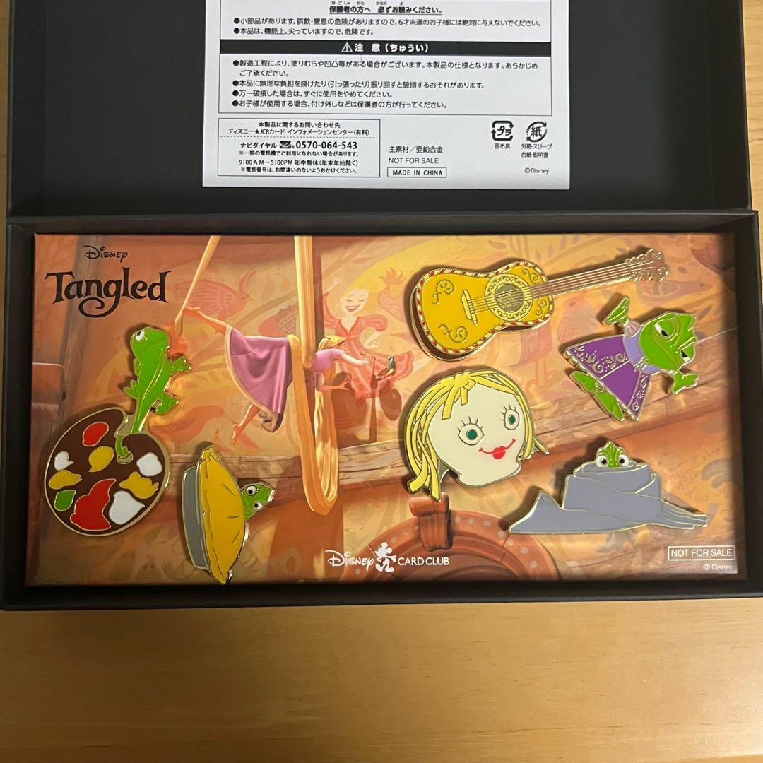 塔の上のラプンツェル ピンバッジセット ディズニーカードクラブ JCB