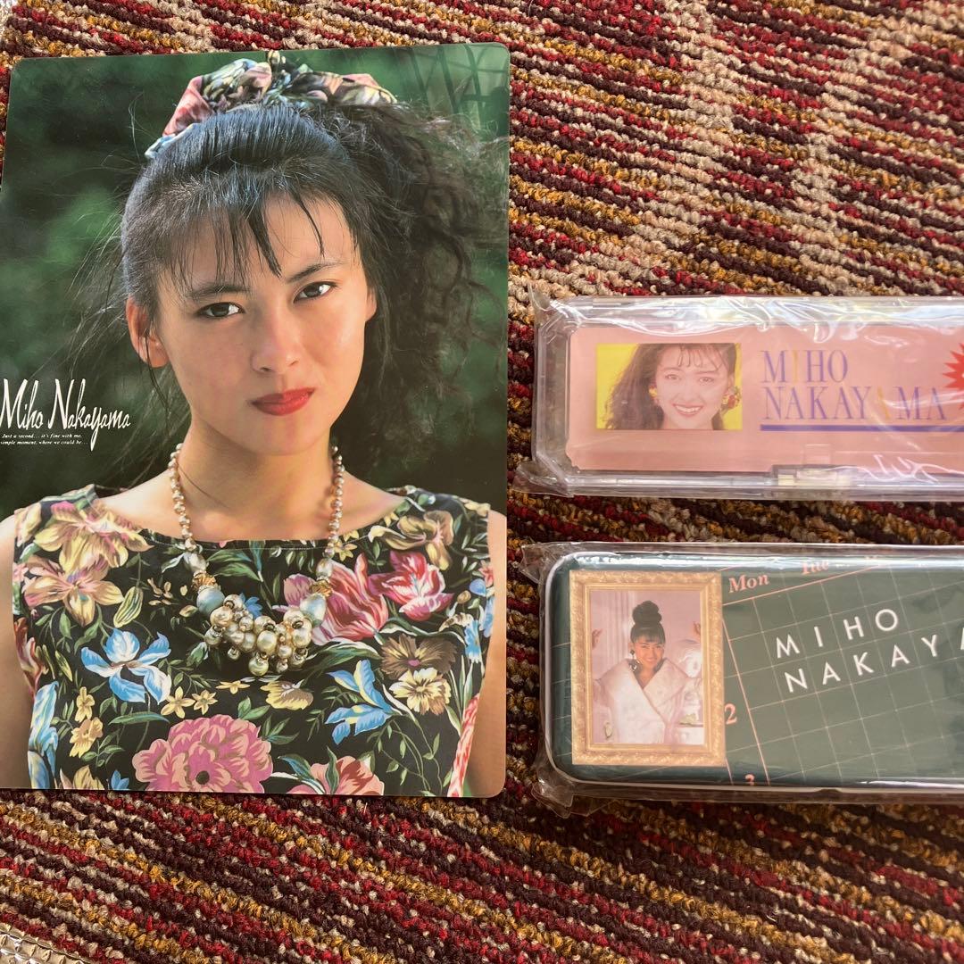 中山美穂 下敷きとふでばこ（ペンケース） セット - メルカリ