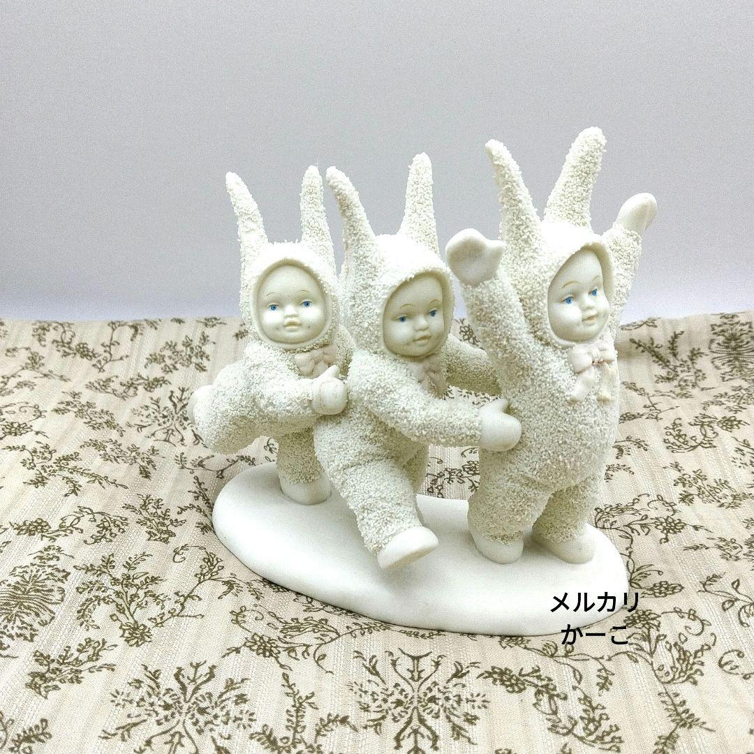 デパートメント56　スノーベイビー　ヴィンテージ 部門 56 スノーベイビーズの冬の物語「さあ、眠りにつくわ」 68390