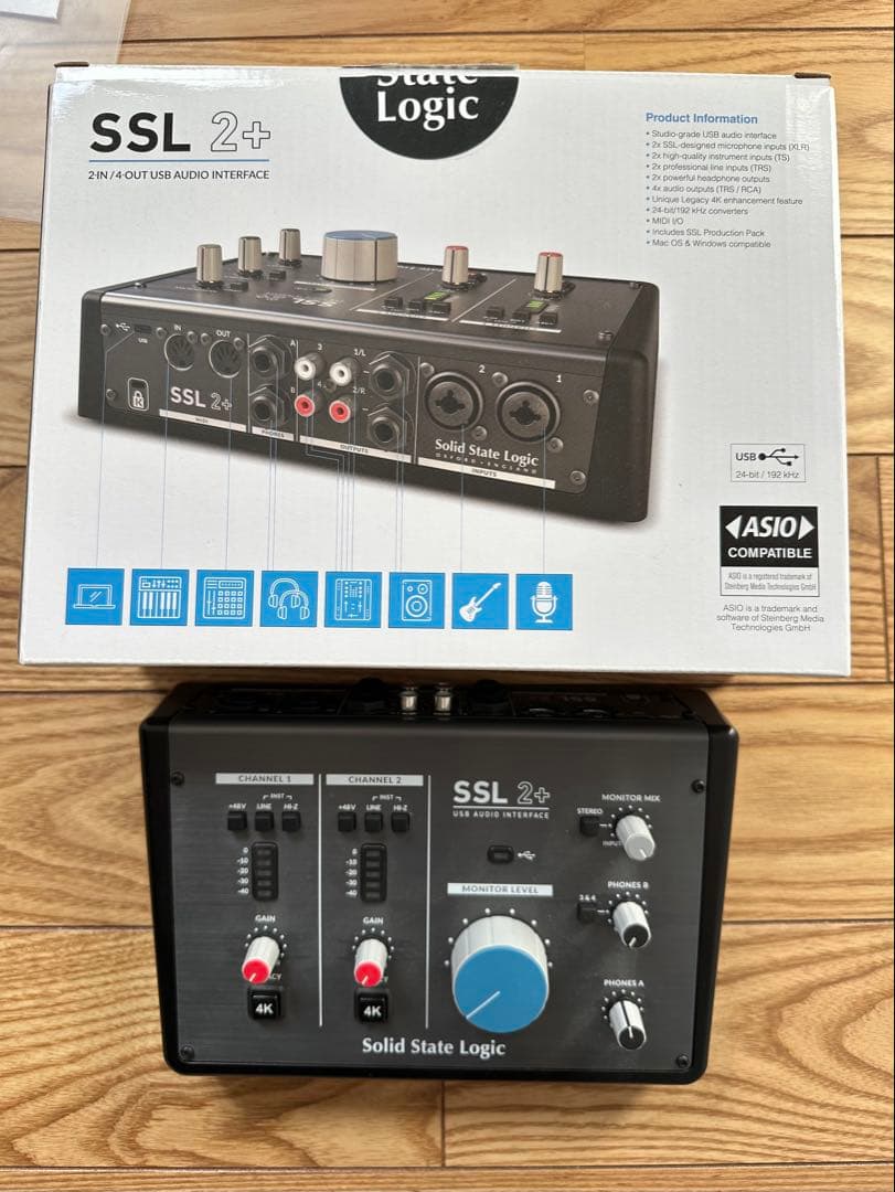 Solid State Logic SSL2+ USBオーディオインターフェイス Solid State Logic SSL 2+ MKII USB-C Audio Interface | Sweetwater