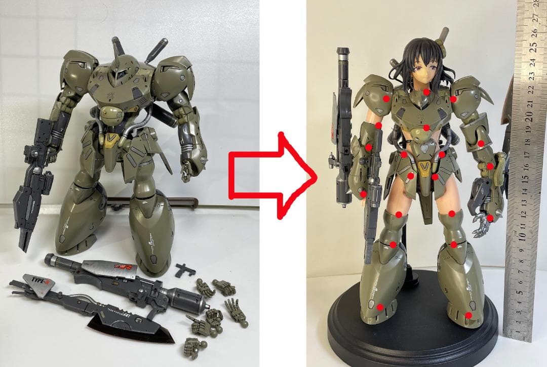 DIY作品：玄武 フレームアームズのメカ少女 （ワンオフ） コトブキヤ フレームアームズ・ガール 零武｜ホビーの総合通販サイト