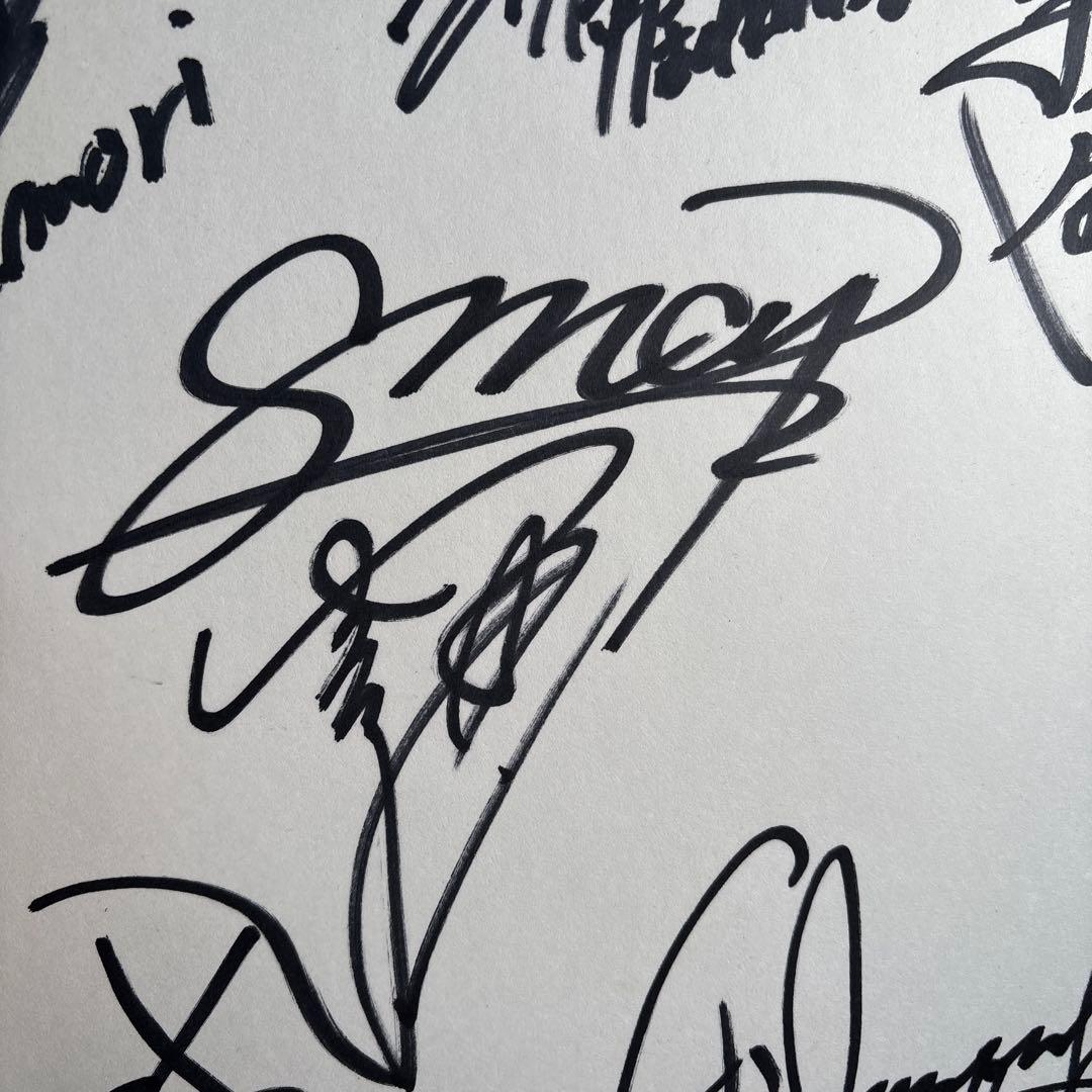 SMAP 6人 （香取、木村、草薙、森、中居、稲垣）直筆サイン色紙 - メルカリ