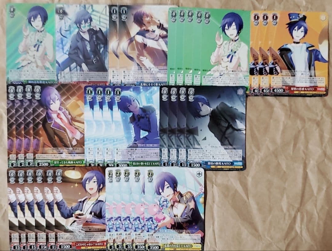 プロセカ ヴァイスシュヴァルツ KAITO SR R付き まとめ売り - メルカリ