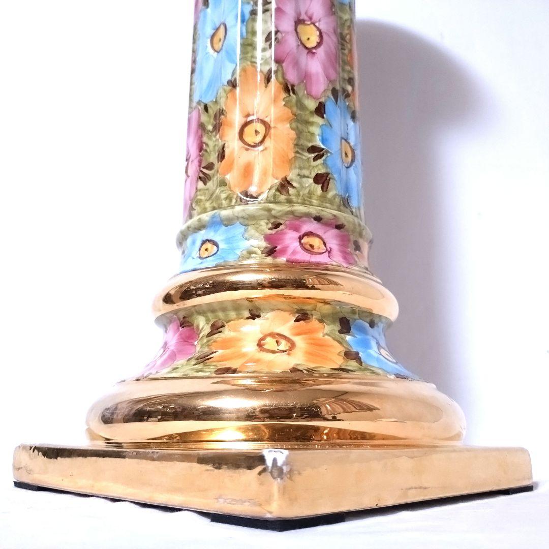 イタリア製 コラム＆ポット ガーデニングオブジェ フラワーベース