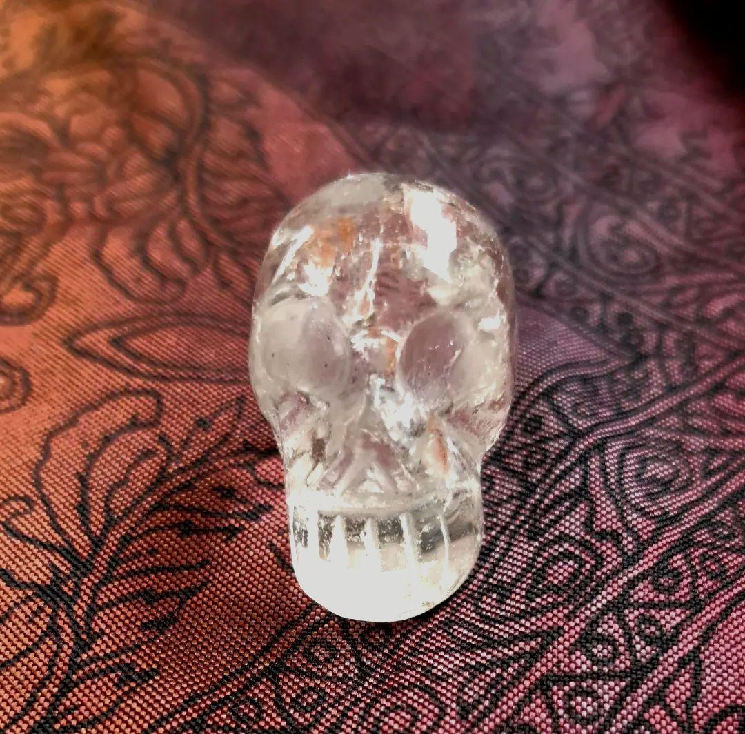 クリスタルスカル Amazon | BePuzzled スカルオリジナル 3D クリスタルパズル ブルー