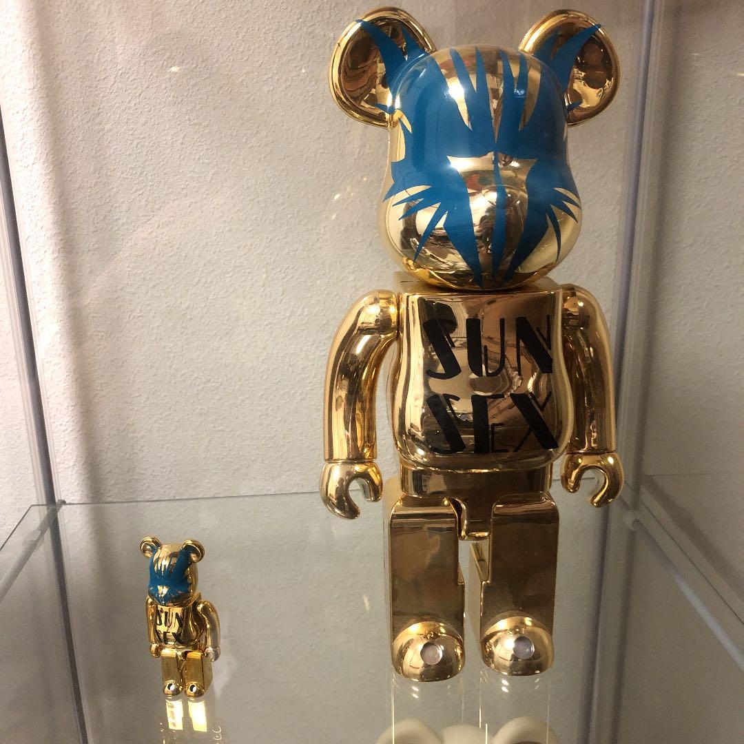 S*】様 Bearbrick sun sex 100%&400% Madsaki - Be@rbrick 400% + 100% (Sun Sex, Isetan, Gold, Bearbrick
