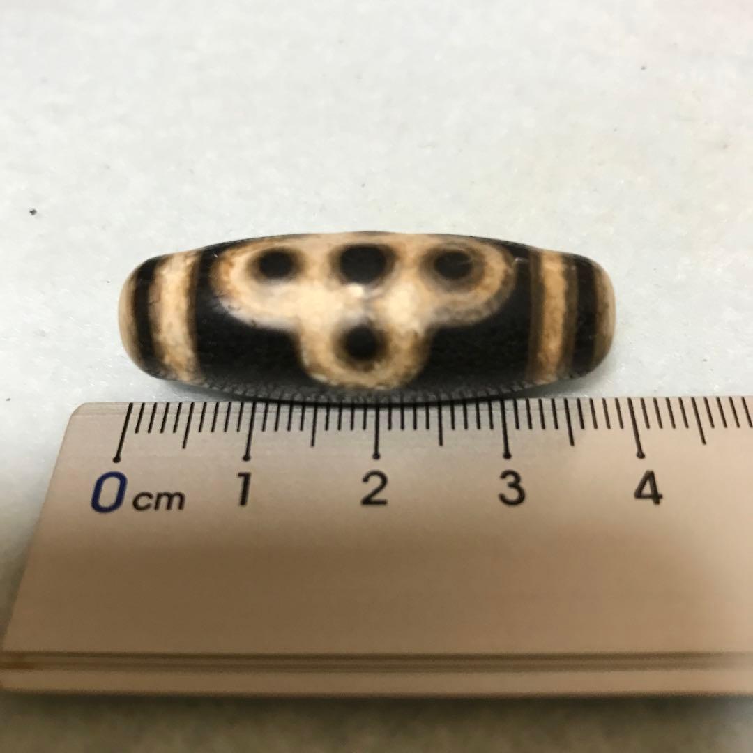 超激レア珍品‼︎ 古代老礦石　閃電五眼天珠 閃電五眼至純天珠37.7㎜ – 天然石屋 優月堂