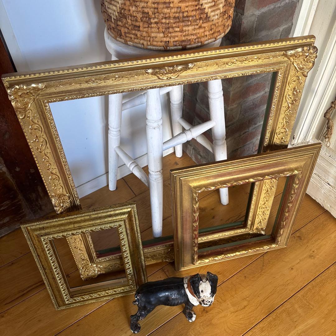 大きな額縁になります。フレーム　検　アンティーク アンティーク 金縁 フレーム エレガント クラシック