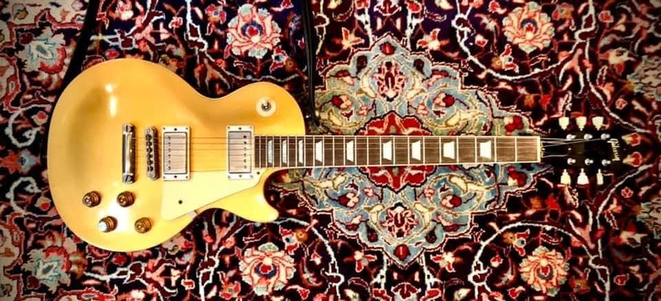 ギター Gibson Les Paul Gold Top 2004 2004 Gibson Custom Historic R6 Les Paul Gold Top Electric Guitar w