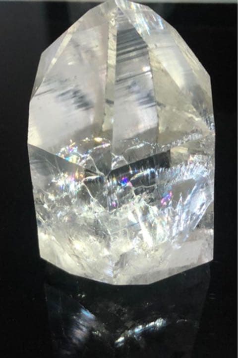 天然石　パワーストーン　アイリスクォーツ 楽天市場】アイリスクォーツ AAAA 天然水晶 天然レインボークォーツ