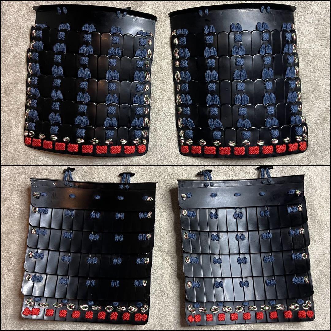 新品同様、美品！『光忍』丸武工房製【鎧•甲冑】紺糸威 黒胴 当世具足