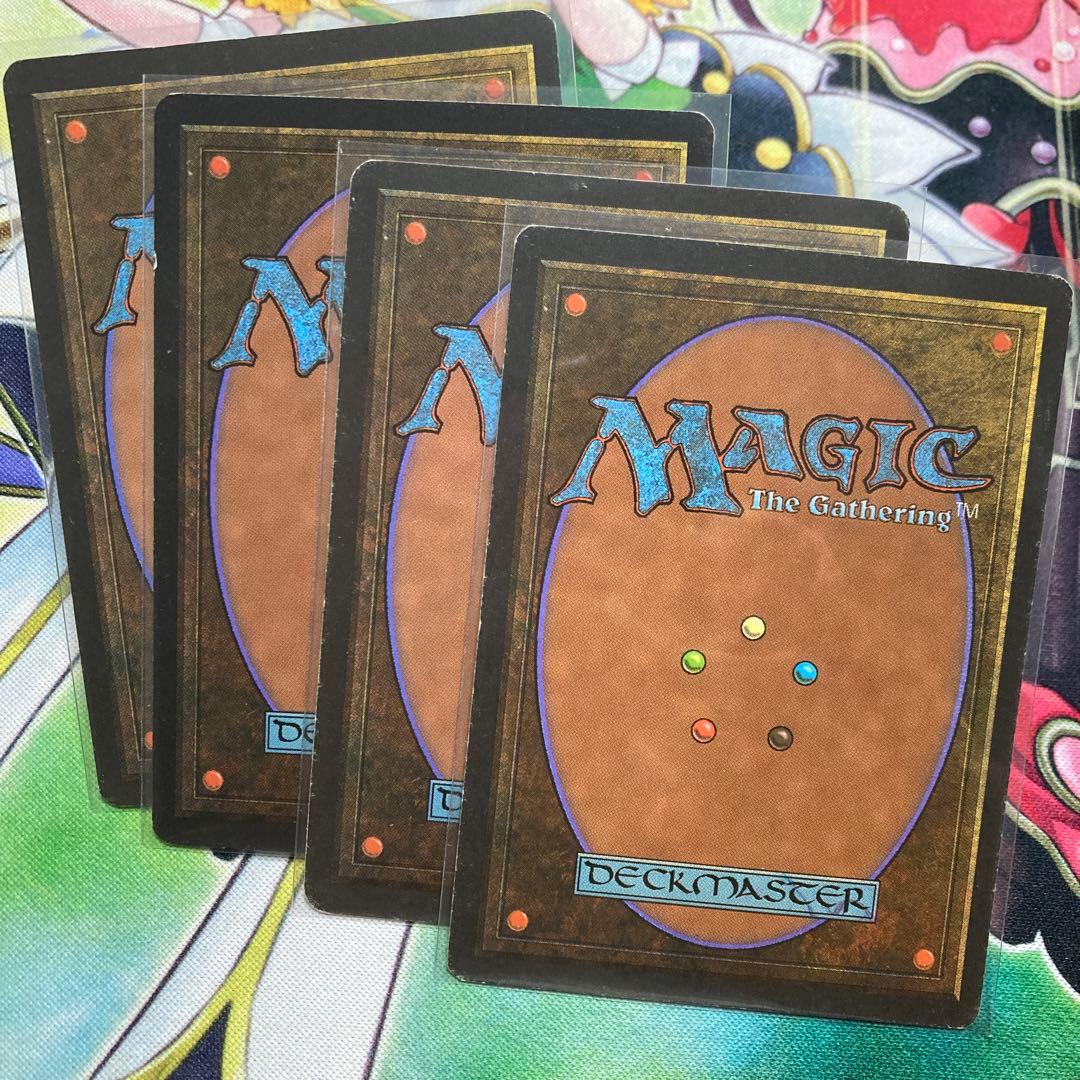 MTG 稲妻/Lightning Bolt 4ED黒枠 日本語4枚セット - メルカリ