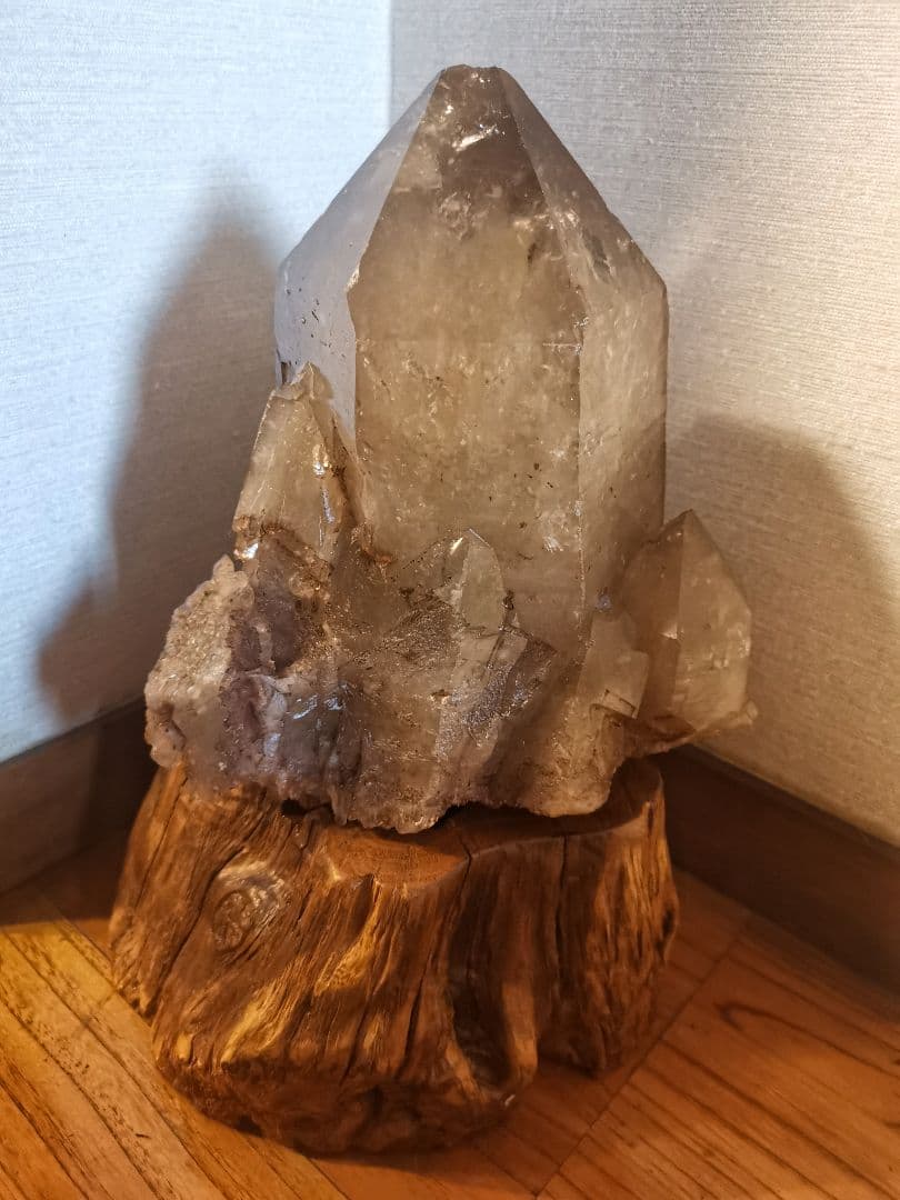 6.3kg 虹入 カテドラル 水晶 台座 原石 パワーストーン 開運 浄化