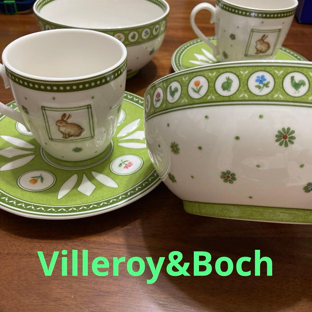 Villeroy & Boch 食器セット ウサギ　カップ　ソーサー　ボウル Villeroy & Boch 食器セット ウサギ カップ ソーサー ボウル Villeroy