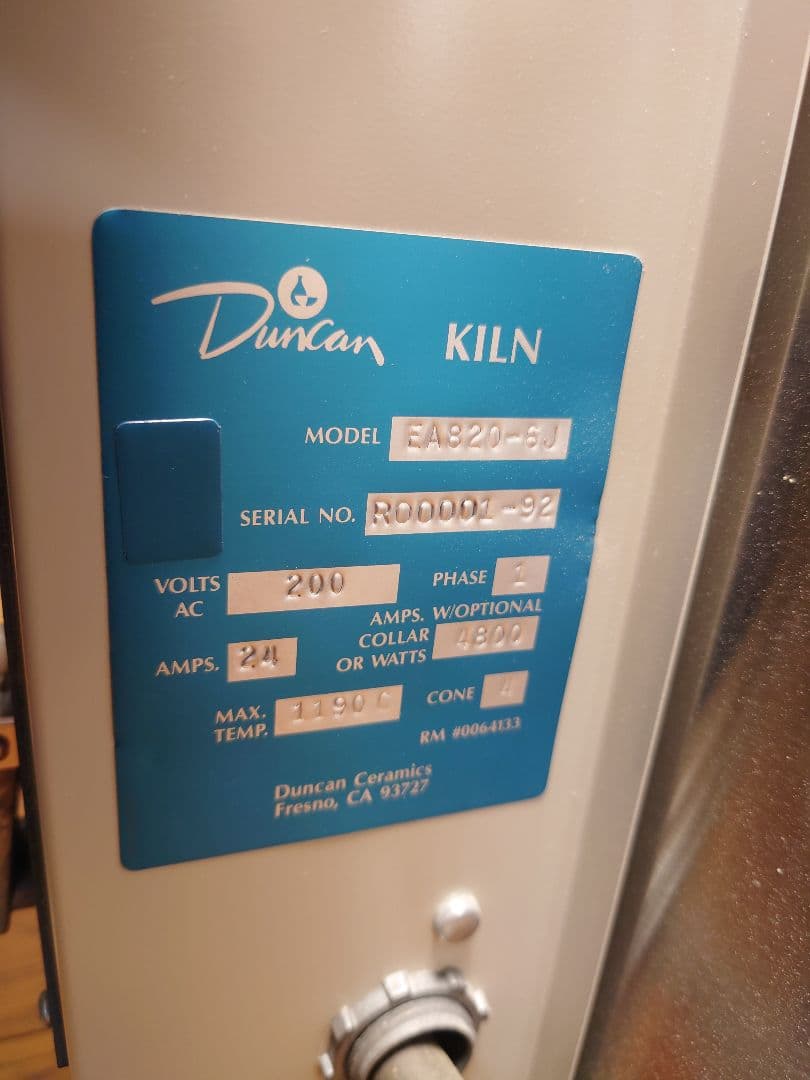 電気窯 Duncan Kiln EA820