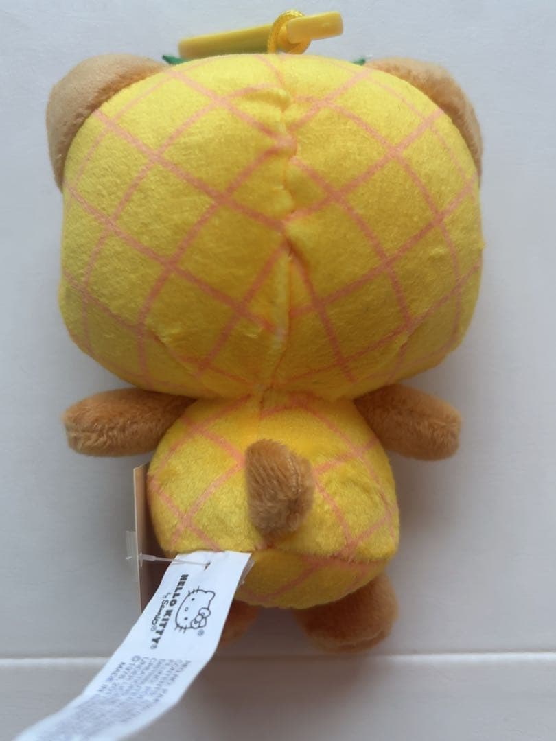 新品限定品日焼けHawaiiキティパイナップルぬいぐるみハローキティ