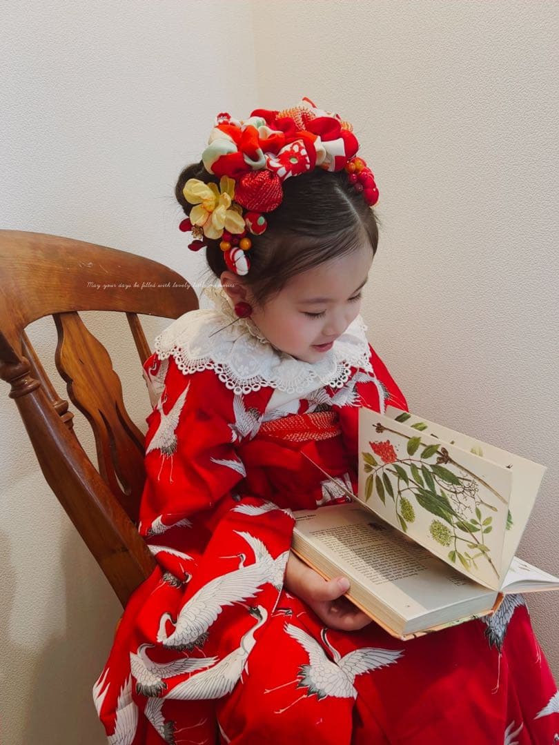 h*r様 七五三　七五三髪飾り　ヘッドドレス　着物髪飾り　リメイク髪飾り　029 h*r様 七五三 七五三髪飾り ヘッドドレス 着物髪飾り リメイク髪飾り