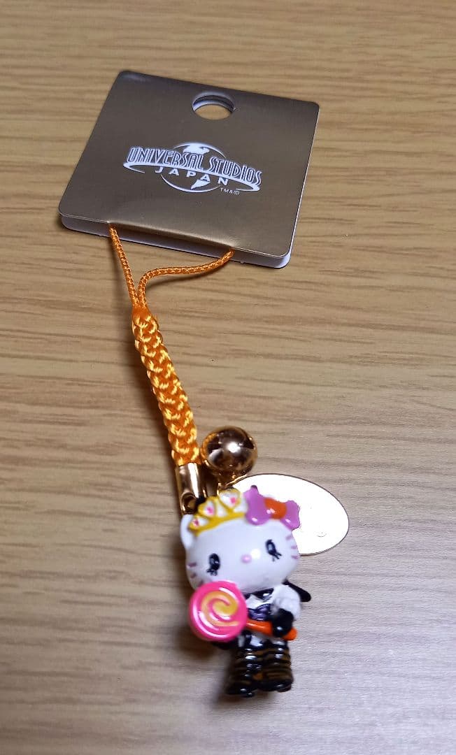 HELLO KITTY　u s j限定　ストラップ♪ USJ ハローキティ ストラップ付きマスコット お土産 グッズ 公式