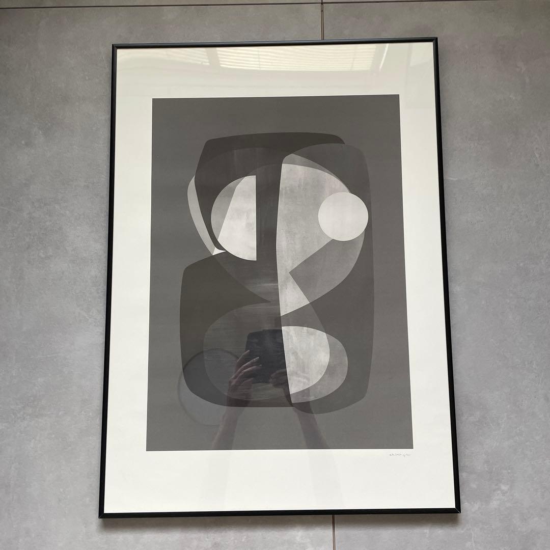 ATELIERCPH Abstract cubismポスターブラックフレーム付き Atelier Cph, Abstract Cubism - THE POSTER CLUB