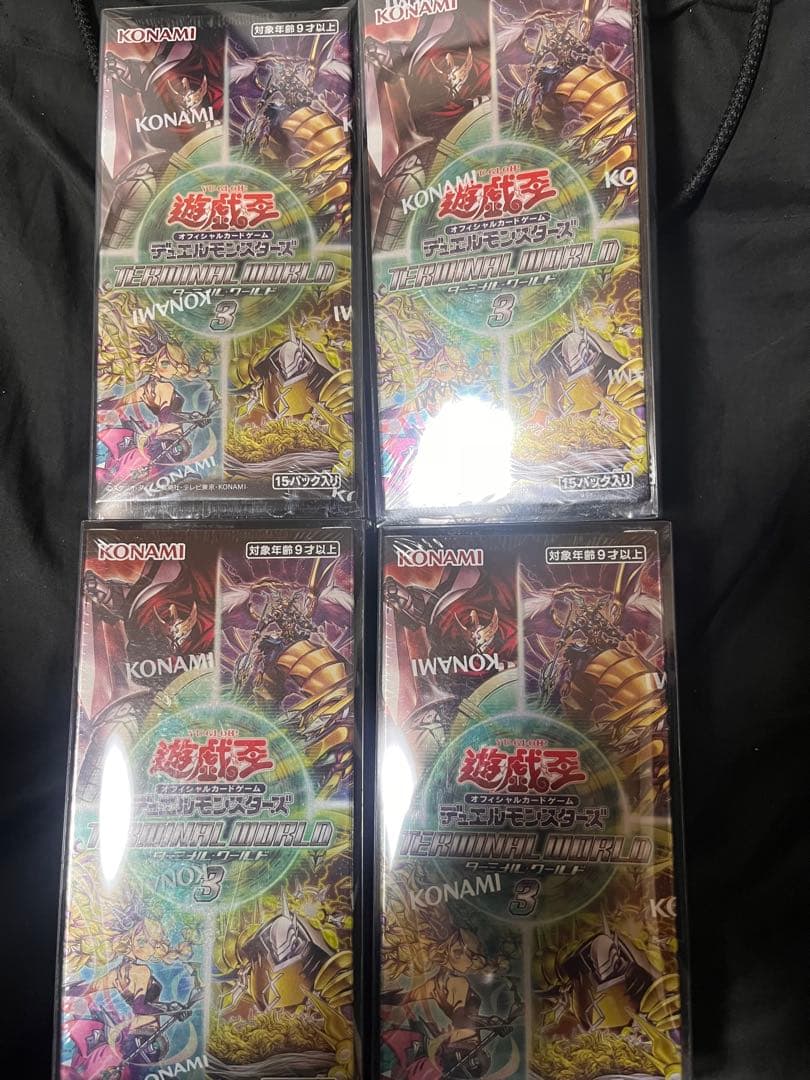 遊戯王OCG ターミナルワールド３　4box 未開封 コナミデジタルエンタテインメント 新品 遊戯王OCG デュエル