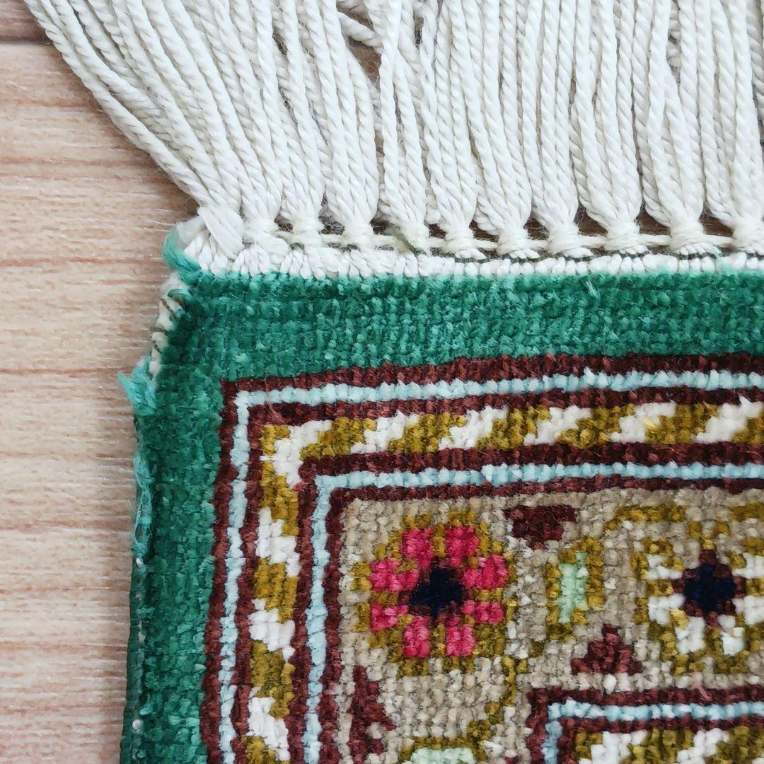 Y3348 高級ペルシャ絨毯 クム産 シルク100% 手織り90万ノット - メルカリ