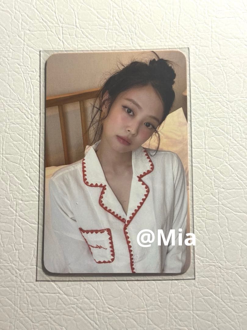 BLACKPINK ジェニ jennie パジャマ　特典 トレカ BLACKPINK JENNIE JUMP weverseshop購入特典トレカ - メルカリ