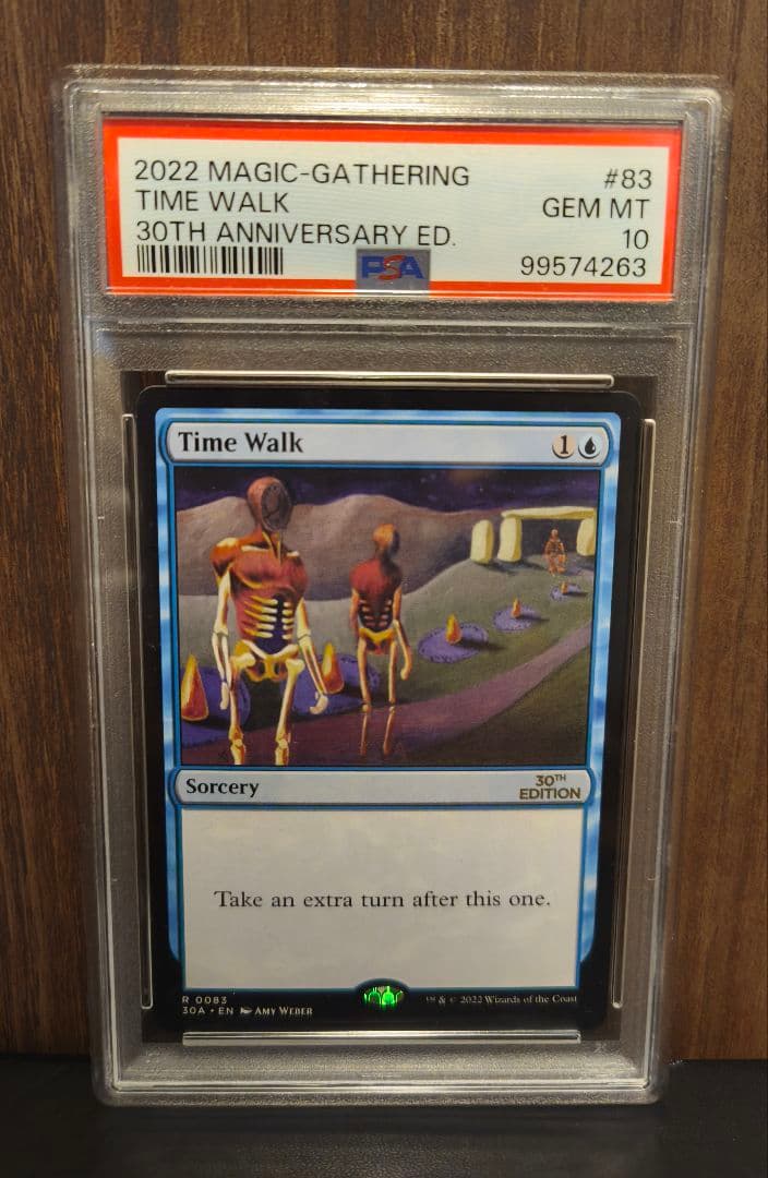MTG Time Walk psa10 30th 　P9 time-walk-retro-frame-not-