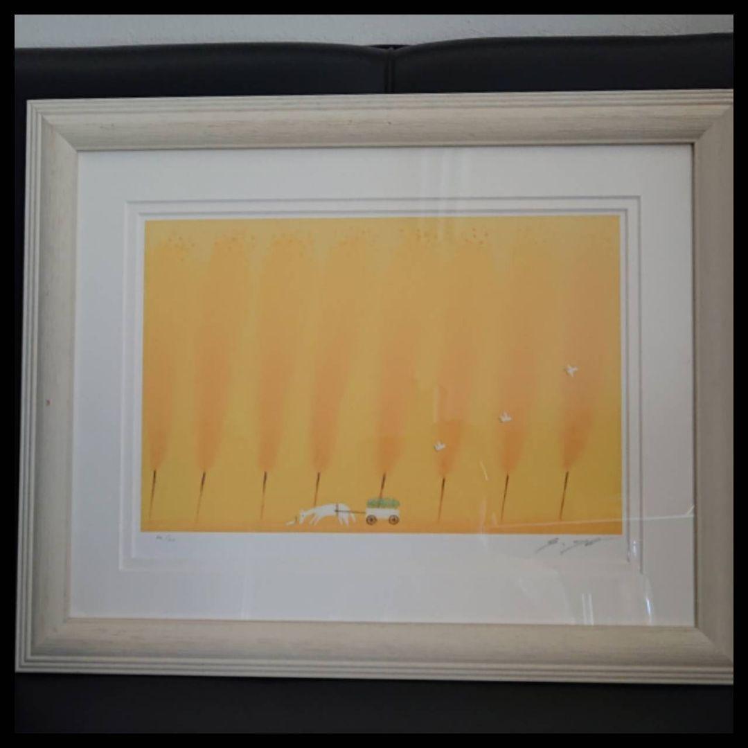 希少 限定50部 葉祥明 題名不明 ジクレー サイン有 人気絵本作家 新刊のご紹介：ことばの本「気にしない」！ | 葉祥明オフィシャルブログ