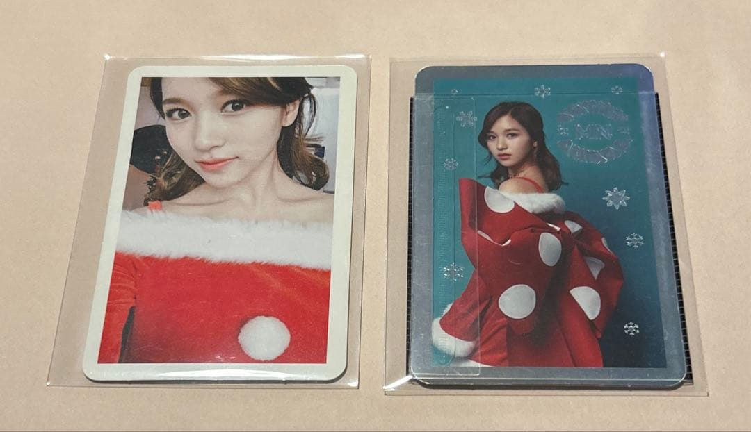 TWICE ミナ トレカ クリスマス2枚 TWICE ミナ トレカ2枚セット - メルカリ