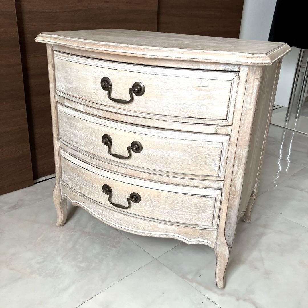 木製 3段 チェスト シャビーシック lfs-701br.jpg