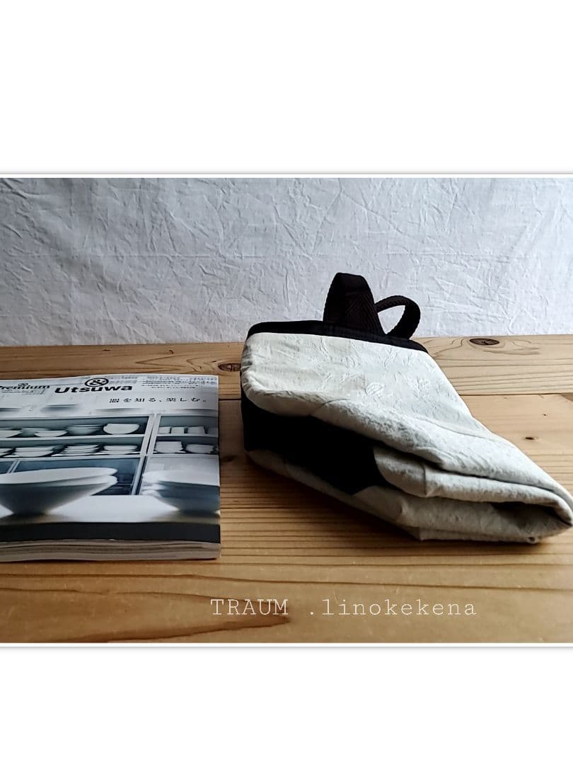 TRAUM.linokekena□new.336-originalリネンtote - メルカリ