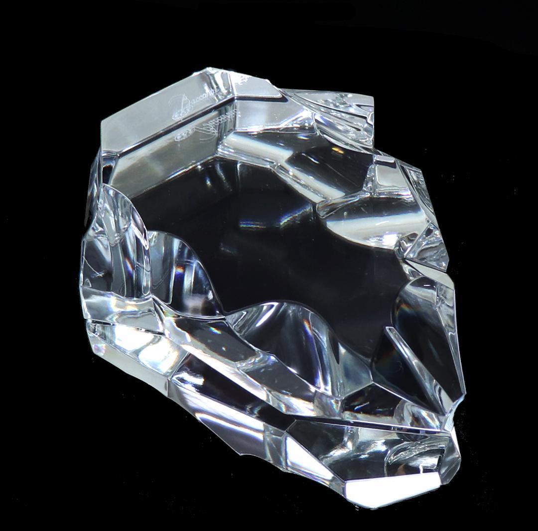 バカラ 1970年頃 激レア 2.5kg 19.5cm 氷山 多面体カット 置物