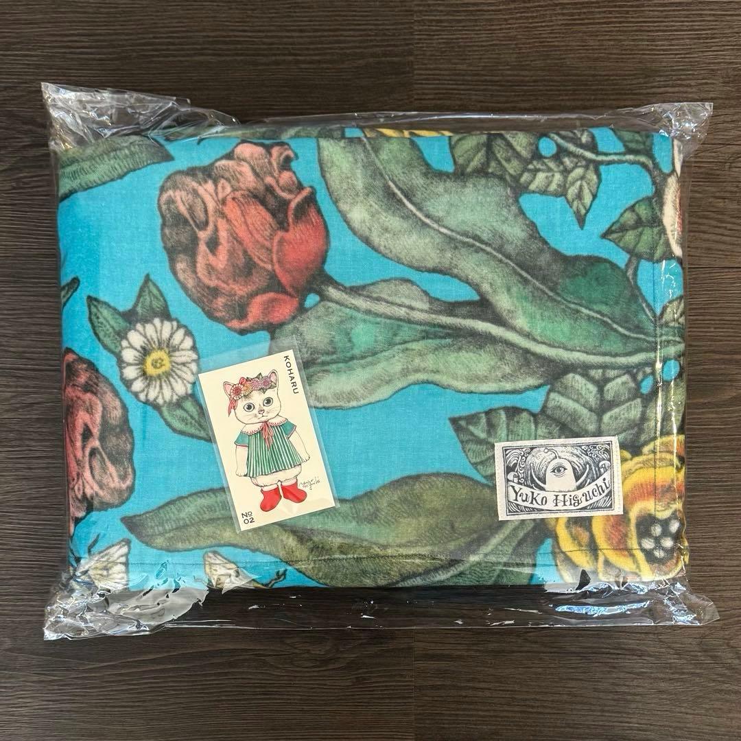 ヒグチユウコ ボリス雑貨店 ブランケット 青の花柄 蜂 トレカ - メルカリ