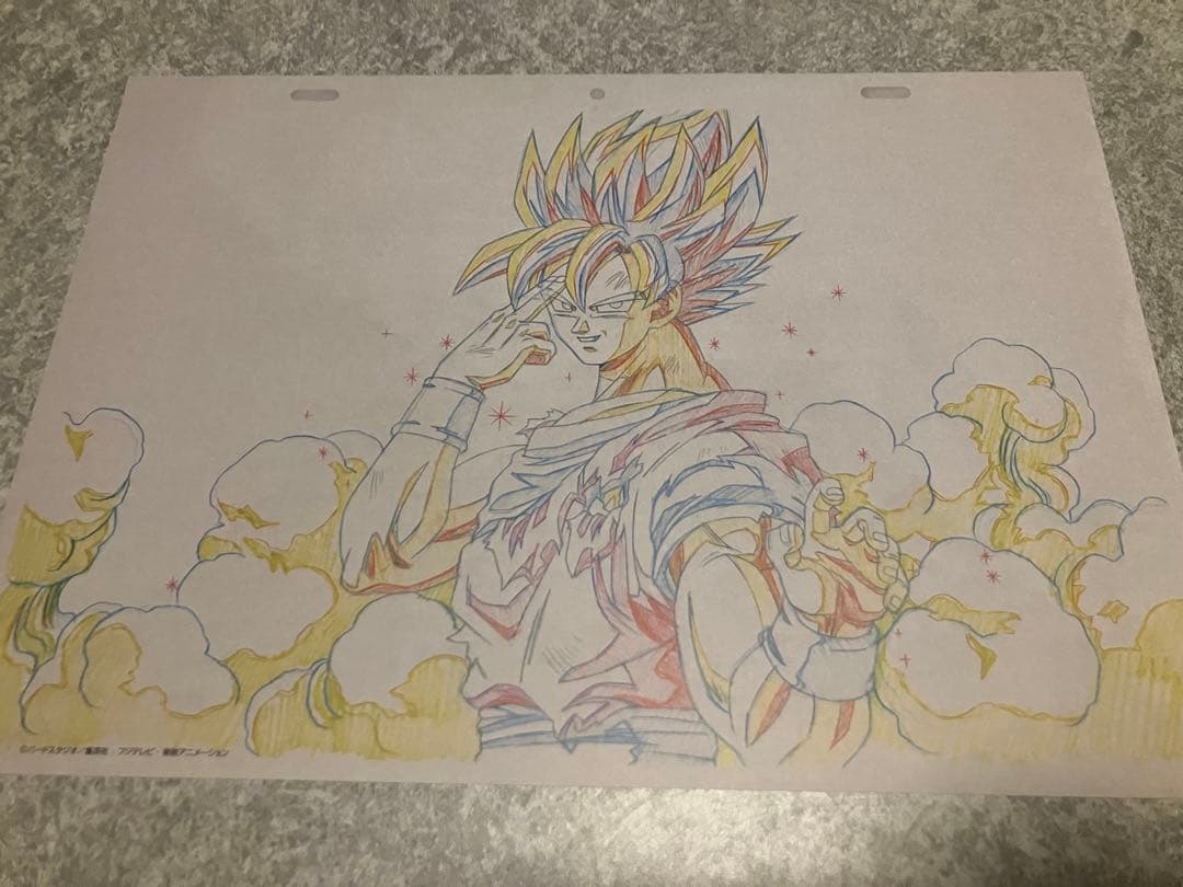 激レア】ドラゴンボールZ 孫悟空 セル画アートシート 鳥山明 - メルカリ