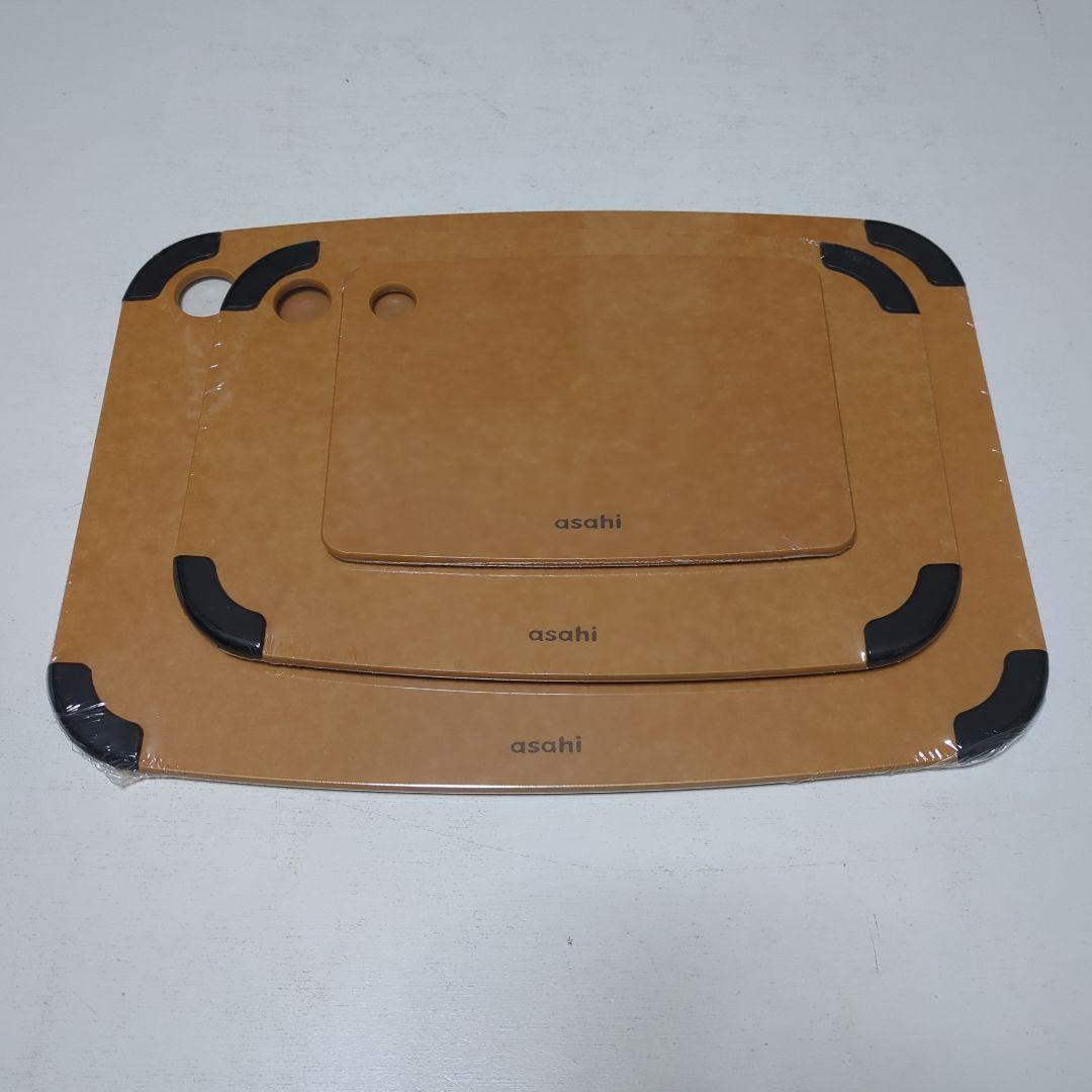 未使用 ミクロまな板 L M S セット 楽天市場】ミクロまな板黒Sサイズ 天然木 抗菌 食洗機対応 薄い 軽い