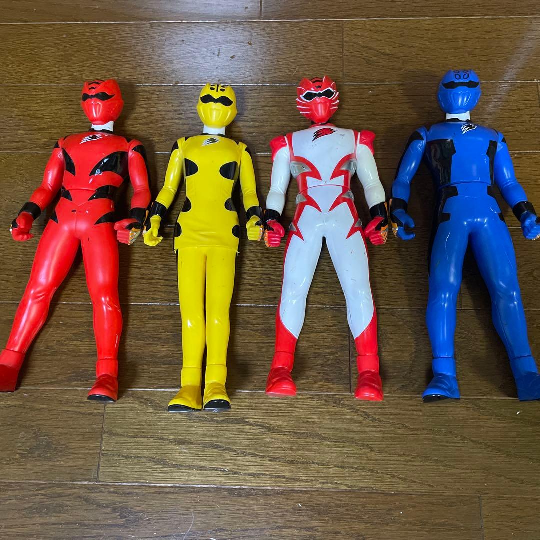 獣拳戦隊ゲキレンジャー30センチ✖️4体セット 獣拳戦隊ゲキレンジャー (ゲキレンジャー) 男の子おもちゃ ゲキ