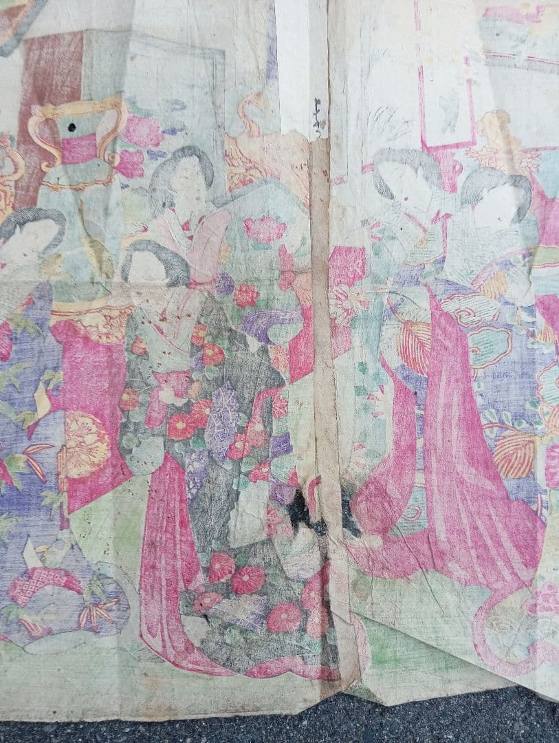 官女名器縦覧ノ図 楊洲周延 木版画 江戸 明治 浮世絵 大奥 着物 美人画