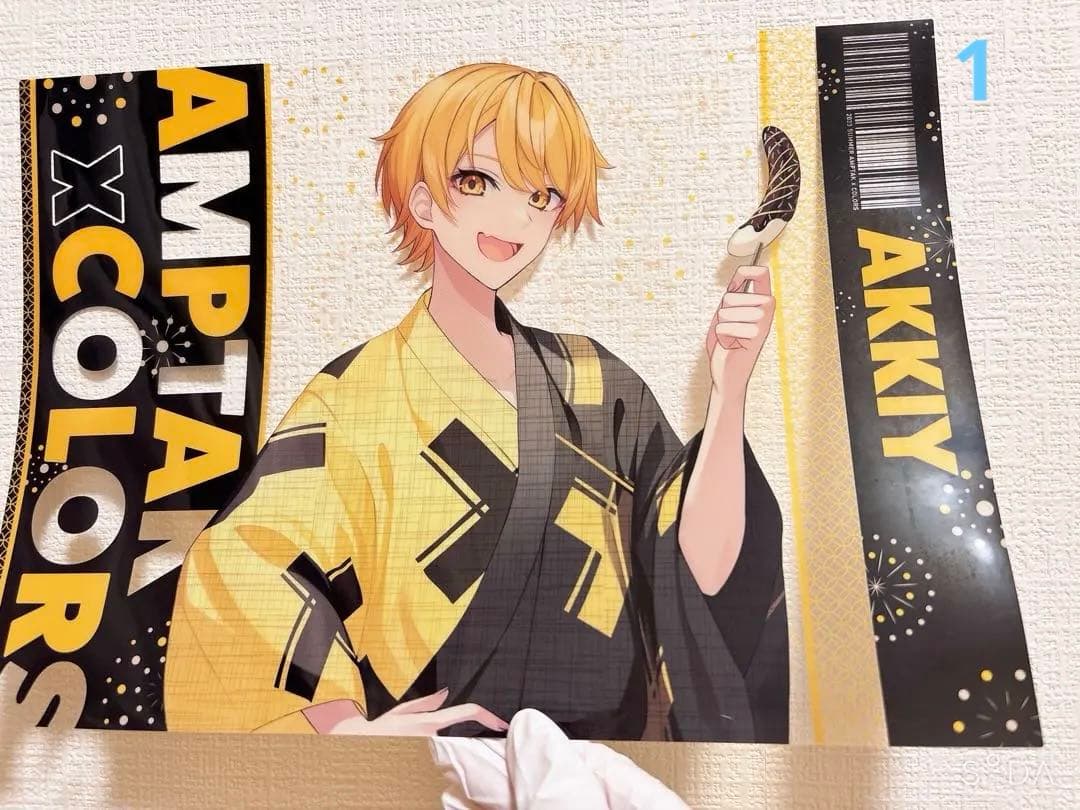 AMPTAK×COLORS】あっきぃ あっと まぜ太 ランダムクリアポスター