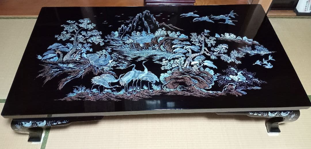値下げ　豪華客間テーブル　鶴 伸長式ダイニングテーブル セラミックおしゃれダイニング家具