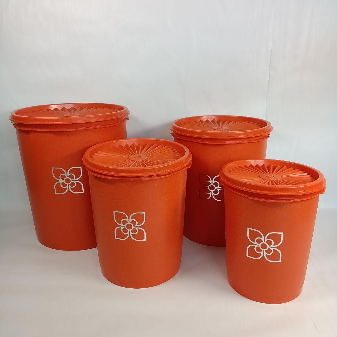 未使用　タッパーウェア マキシデコレーター4点セット Tupperware タッパーウェア マキシデコレーター保存容器 4個セット