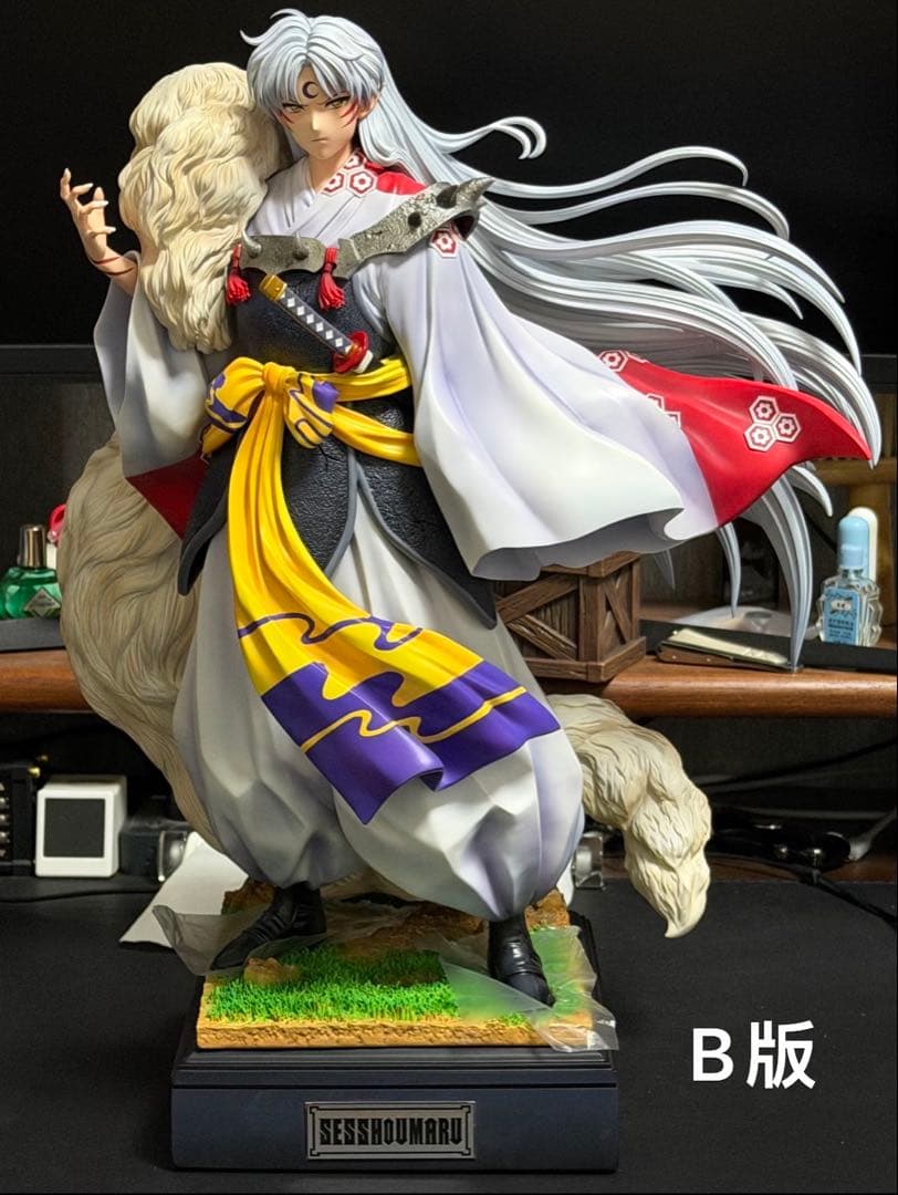 犬夜叉 殺生丸 ガレージキット ガレキ スタチュー①① 犬夜叉 殺生丸 ガレージキット ガレキ スタチュー① - メルカリ