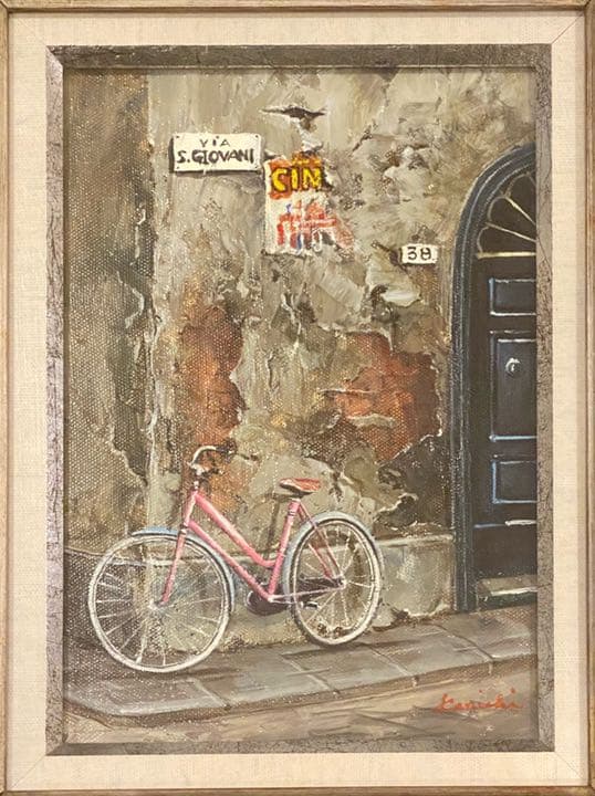 ⚠️激クリアランス⚠️ 石井研一 街角 絵画　元あの値段は2万7000円 ⚠️激クリアランス⚠️ 石井研一 街角 絵画 元あの値段は2万7000円