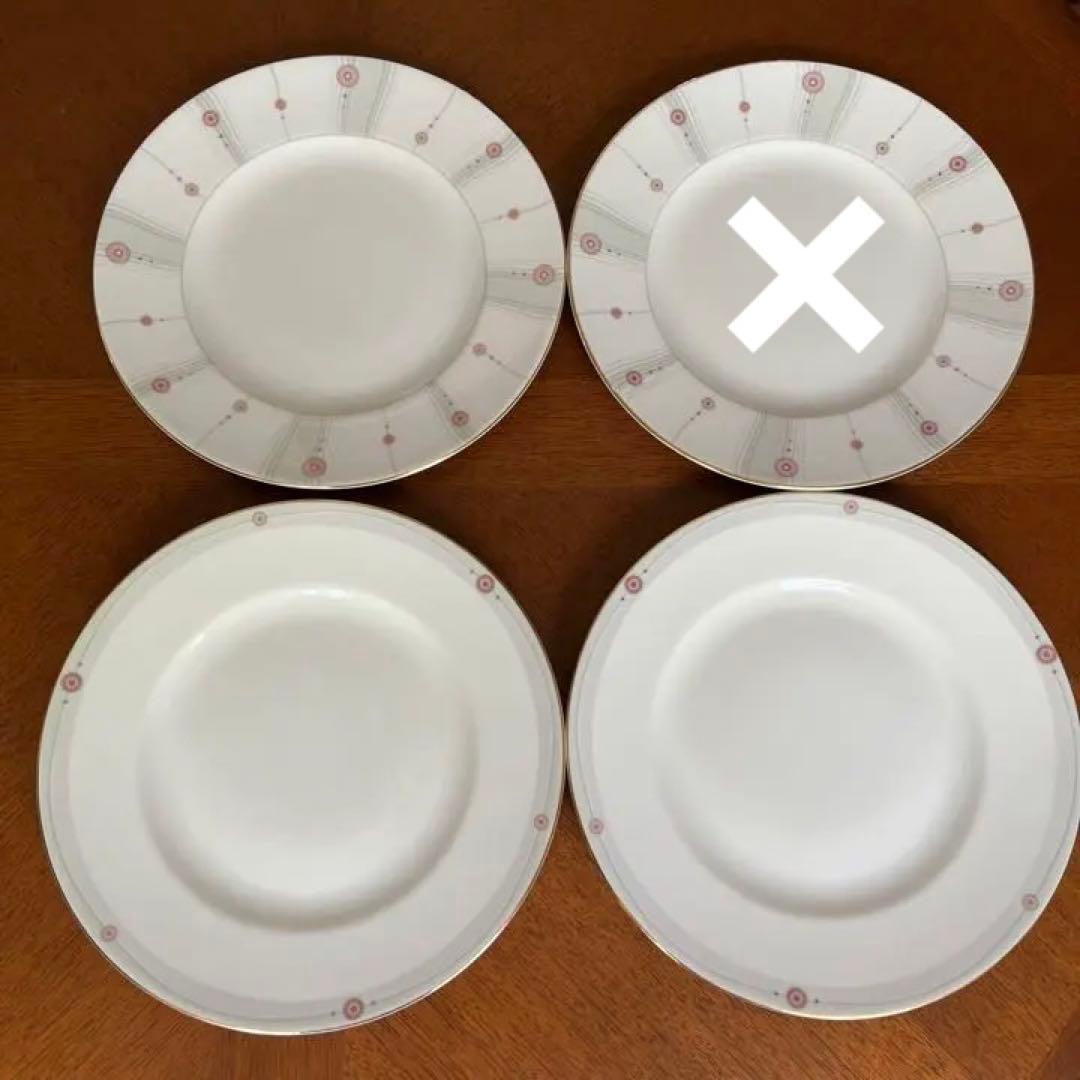 【レア美品】ウェッジウッド★サテン★デザート皿　3枚 希少/未使用保管品】 WEDGWOOD ウェッジウッド デザートプレート3枚